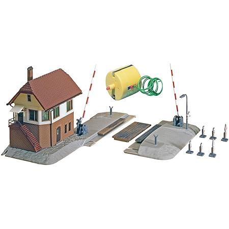 FALLER 120174 - Beschrankter Bahnübergang, elektrisch : Amazon.de ...